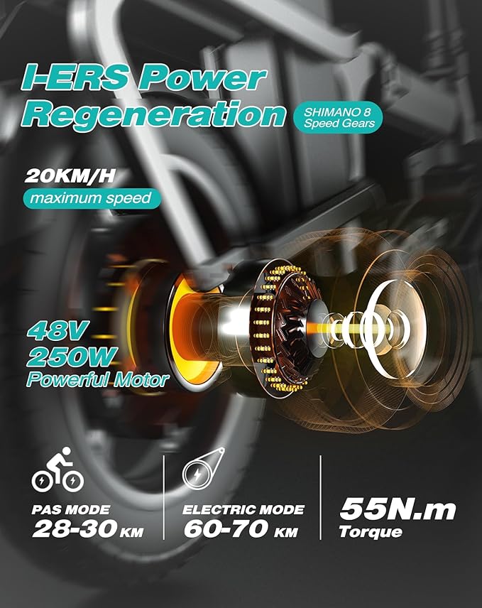 ENGWE ENGINE PRO Electric Bike 1000W 12KM Full Suspension Foldable E-bike