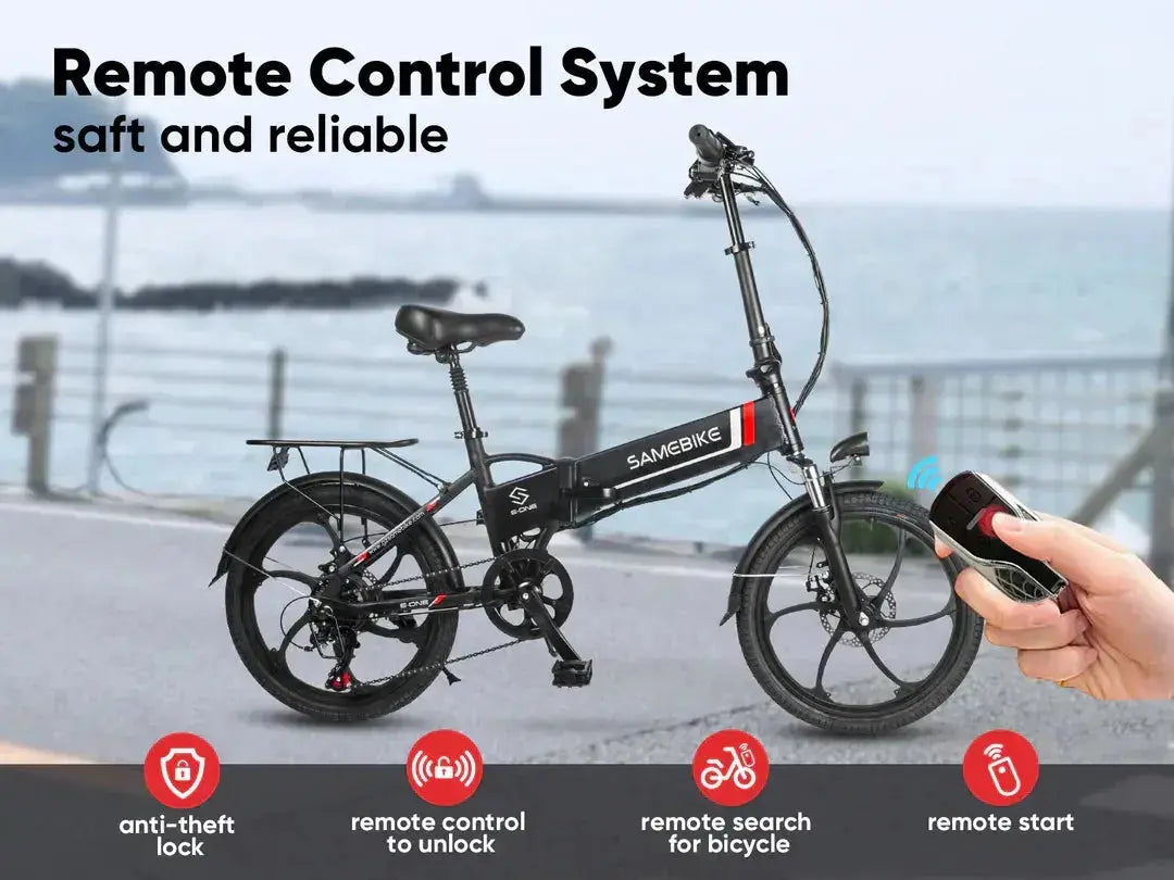 samebike electric folding bicycle Samebike 20LVXD30-II Folding Electric Mini Bike