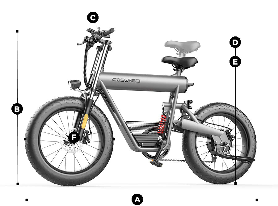 UK Stock Cosweheel T20 Ebike 48V750w electric bike