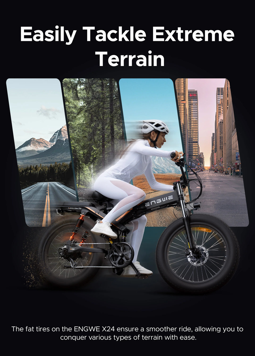 UK Stock Engwe X20 X24 X26 Fat  Foldable Ebike