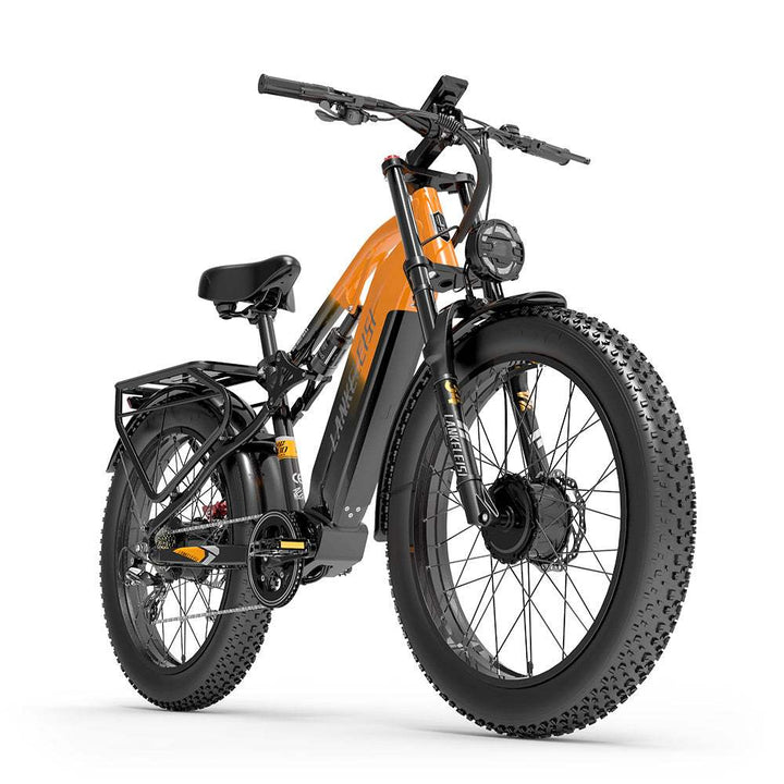 Lankeleisi MG800 Max 1000W*2 26" Fat Bike Dual Motor Trail E-Mountain Bike