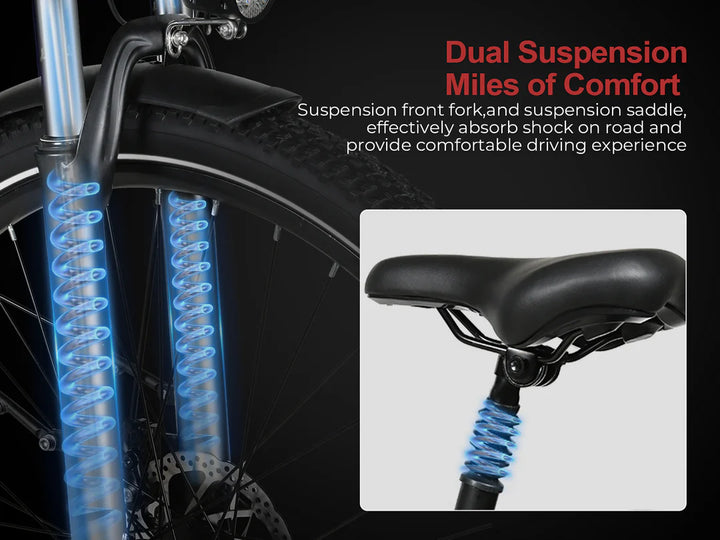 SAMEBIKE RS-A01 Pro Commuter E-Bike 36V15AH battery 500w