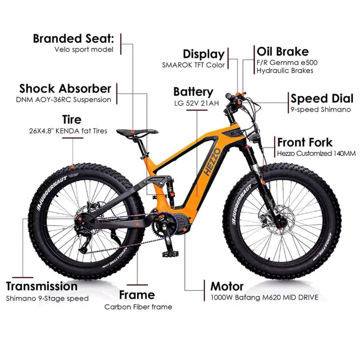 HEZZO HM-26PRO Electric Bike