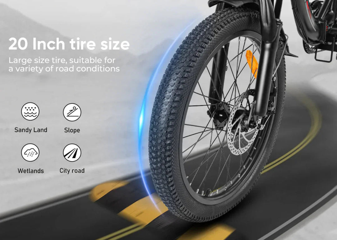 Samebike CY20 Portable Commuter Electric Bike