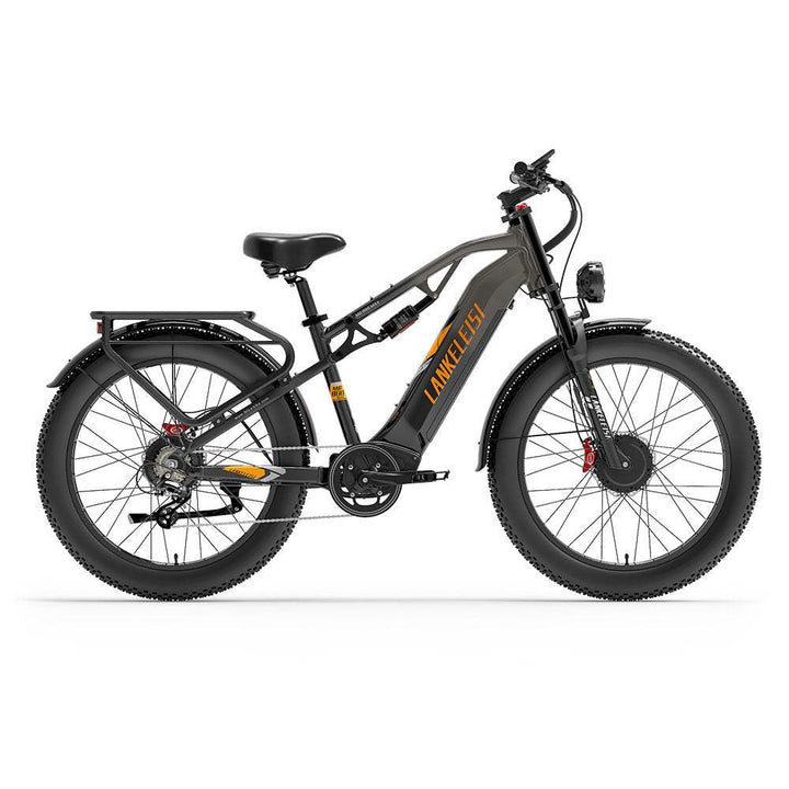 Lankeleisi MG800 Max 1000W*2 26" Fat Bike Dual Motor Trail E-Mountain Bike