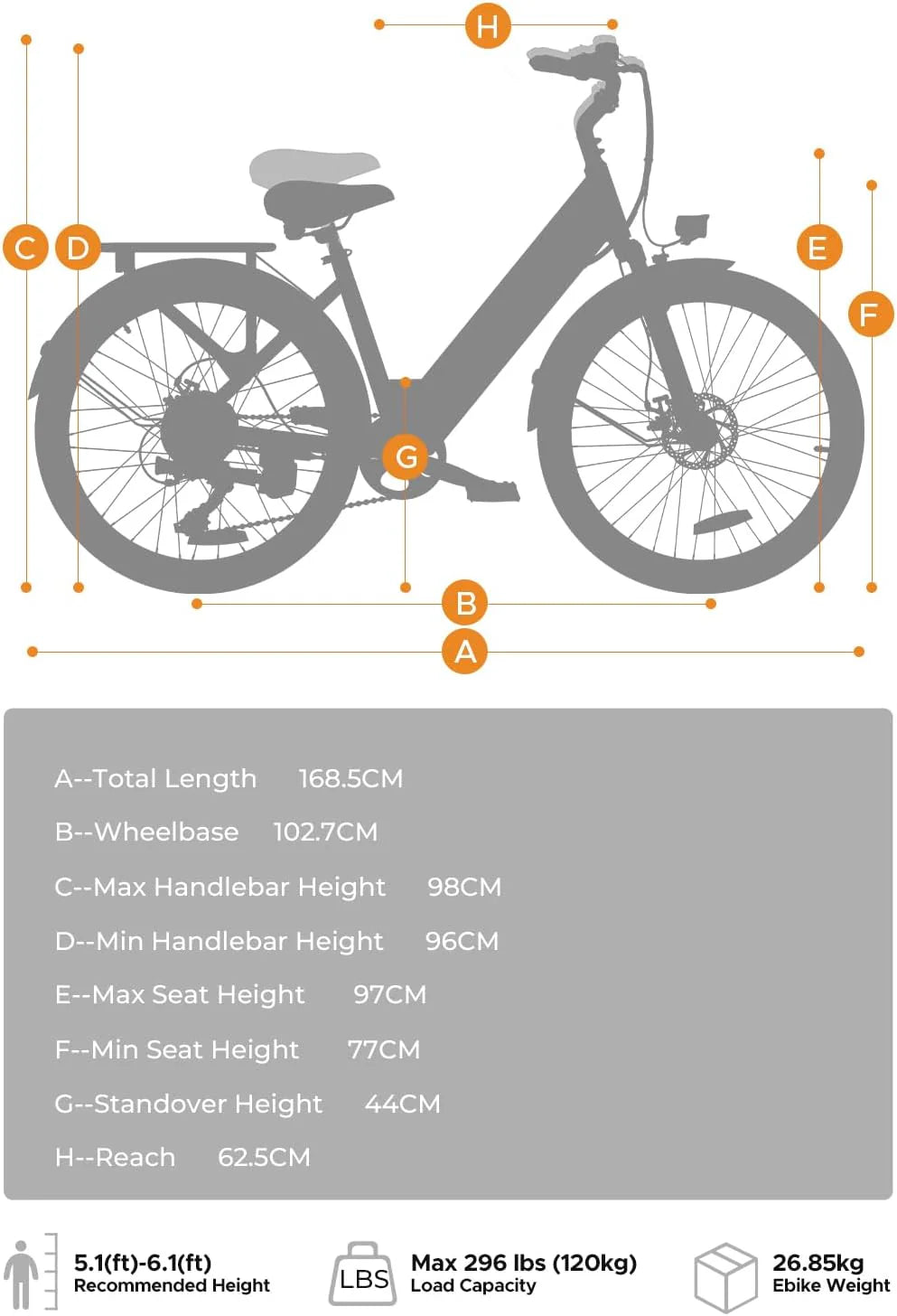 ENGWE HILLMILES MILECITY 1 ELECTRIC BIKE