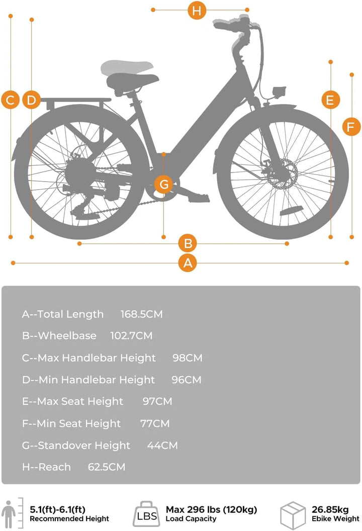 ENGWE HILLMILES MILECITY 1 ELECTRIC BIKE