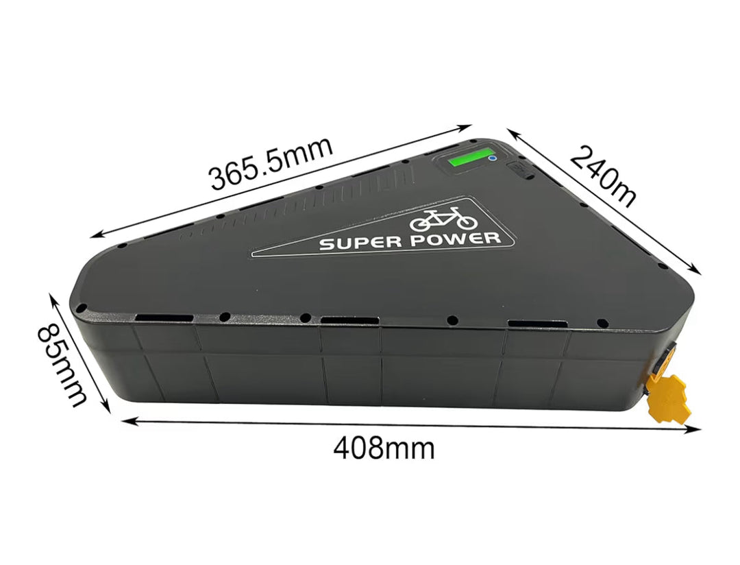 Electric bike conversion kit with 72V 3000W motor and battery from The Ebike Shop, showing the full kit components.