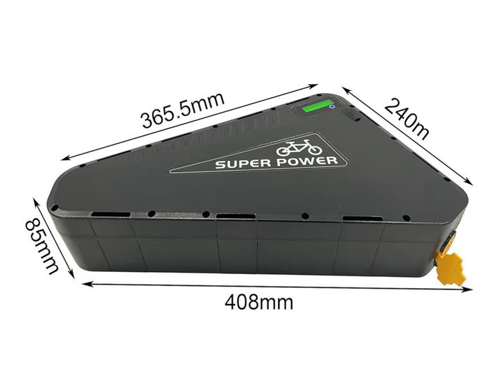 Electric bike conversion kit with 72V 3000W motor and battery from The Ebike Shop, showing the full kit components.