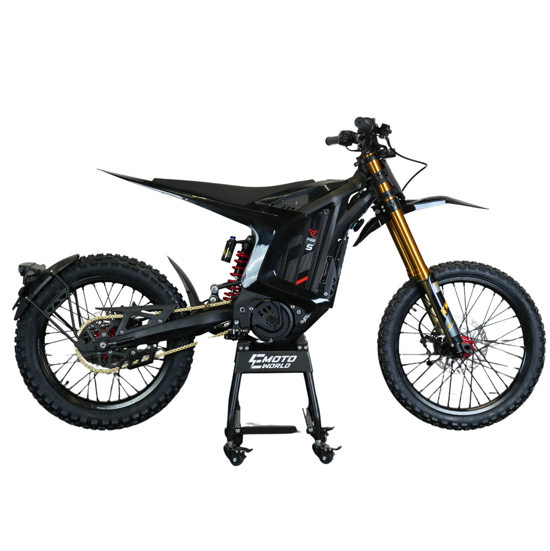 Arctic Leopard XE PRO S L1S electric bike with sleek frame and advanced features, parked outdoors on a paved path.