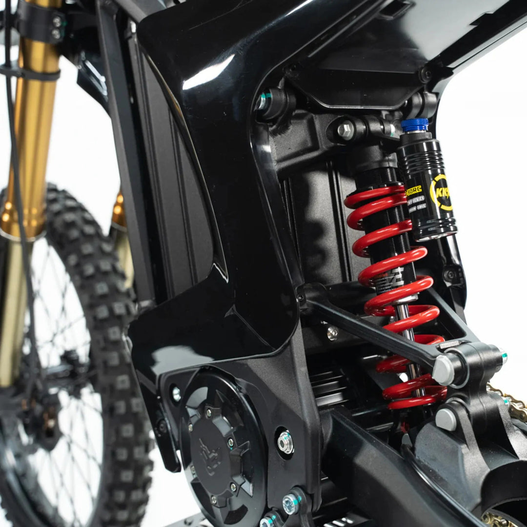 Arctic Leopard XE PRO S L1S e-bike with sleek black frame and high-performance components, ready for urban riding.