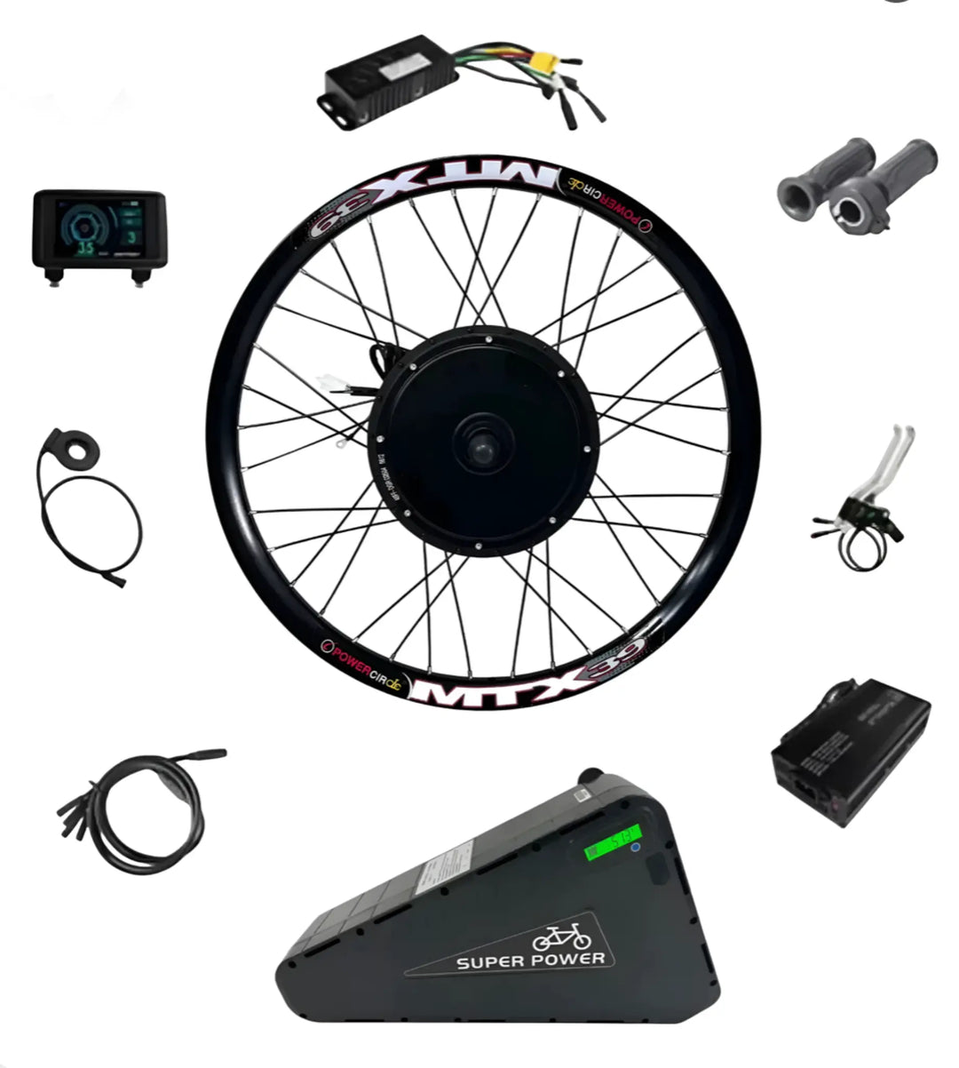 UK Stock 72V 3000W kit motor with Battery The Ebike Shop