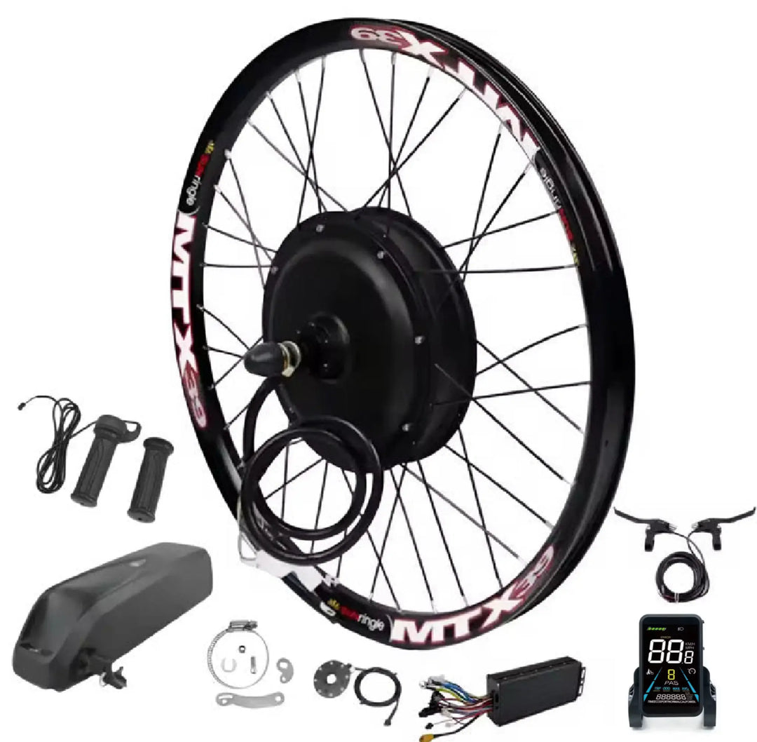 UK Stock 52v 2000w Real  Wheel Ebike kit Battery - The Ebike Shop