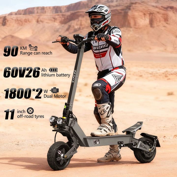 VIPCOO VS9 3600W Dual Motor Electric Scooter The Ebike Shop