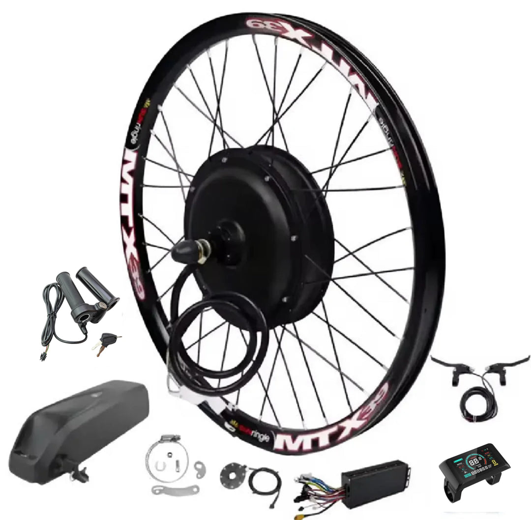 UK Stock 52v 2000w Real  Wheel Ebike kit Battery The Ebike Shop