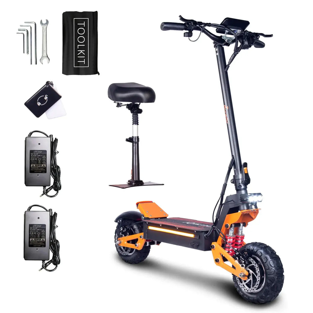 TOURSOR X5 60V 6000W Dual Motor Electric Scooter - The Ebike Shop