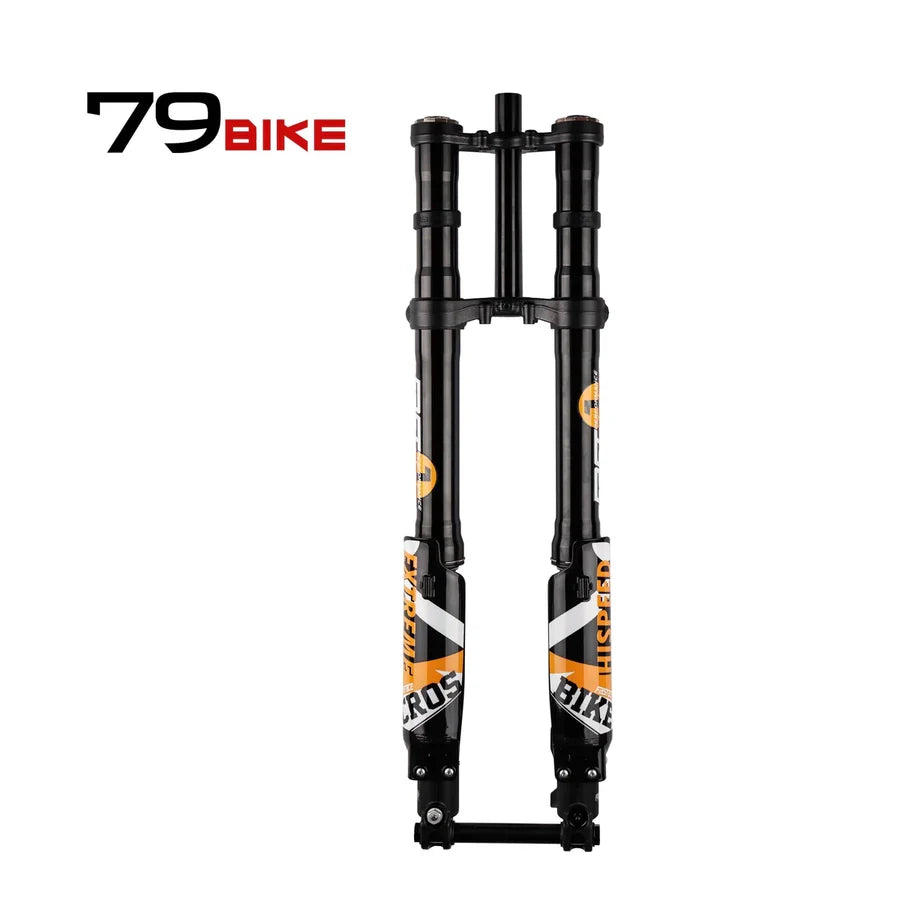 Black 79BIKE Falcon Pro e-bike with sleek frame, display screen, and rugged tires, designed for versatile urban and off-road riding.