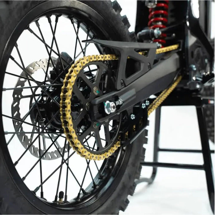 Arctic Leopard XE PRO S off-road electric bike with rugged tires and sleek frame, designed for adventure and outdoor riding.