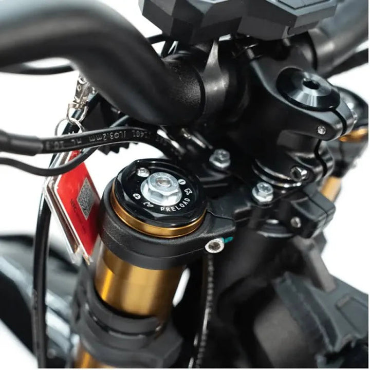 Arctic Leopard XE PRO S off-road electric bike with rugged tires and sturdy frame, designed for off-road adventure.
