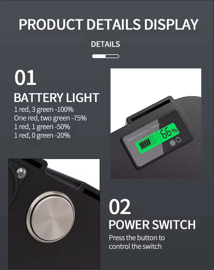 52V 2000W eBike kit battery for electric conversion, shown with wiring and mounting components, from The Ebike Shop.