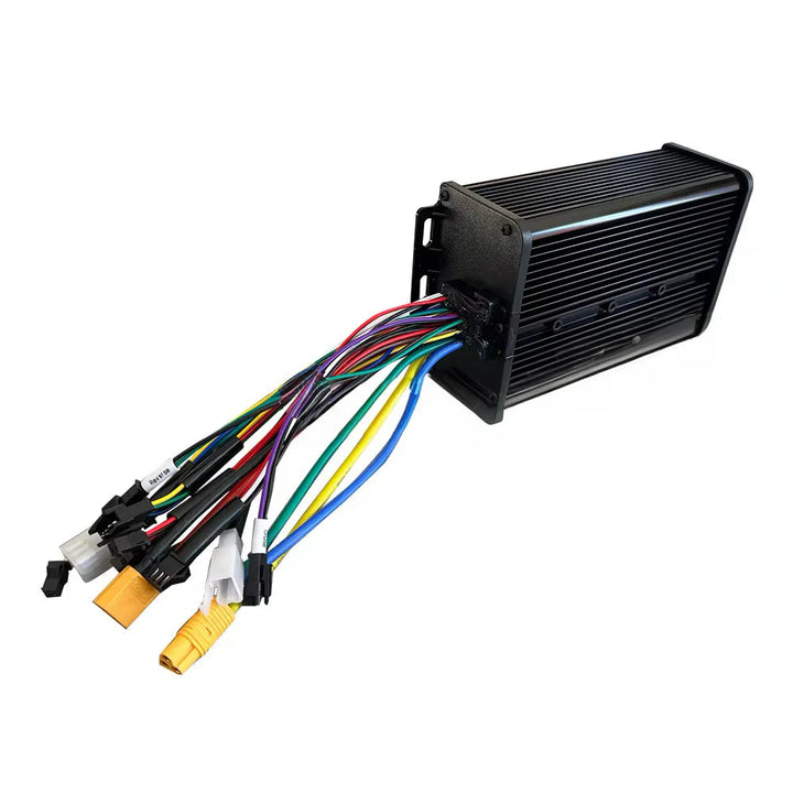 72V 3000W electric bike conversion kit with battery from The Ebike Shop, showing the motor, wiring, and battery components.