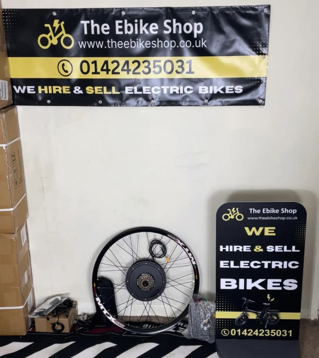 UK Stock 52v 2000w Real  Wheel Ebike kit Battery